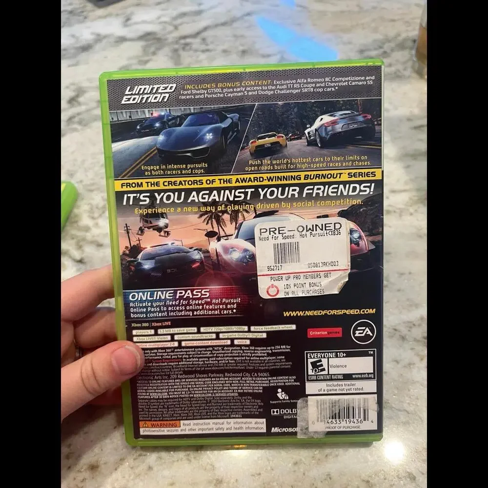 Need for Speed Hot Pursuit‎ Limited Edition Xbox 360